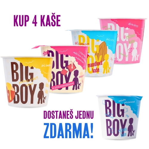 BIG BOY® Degustačný set kaší v tégliku 4+1