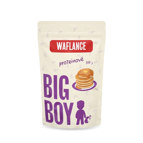 BIG BOY® Proteínové Waflance - sypká zmes na prípravu vaflí a lievancov 300g EKO