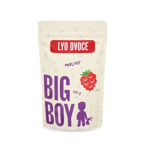 BIG BOY® Maliny celej lyofilizovanej 100 g Eko variant