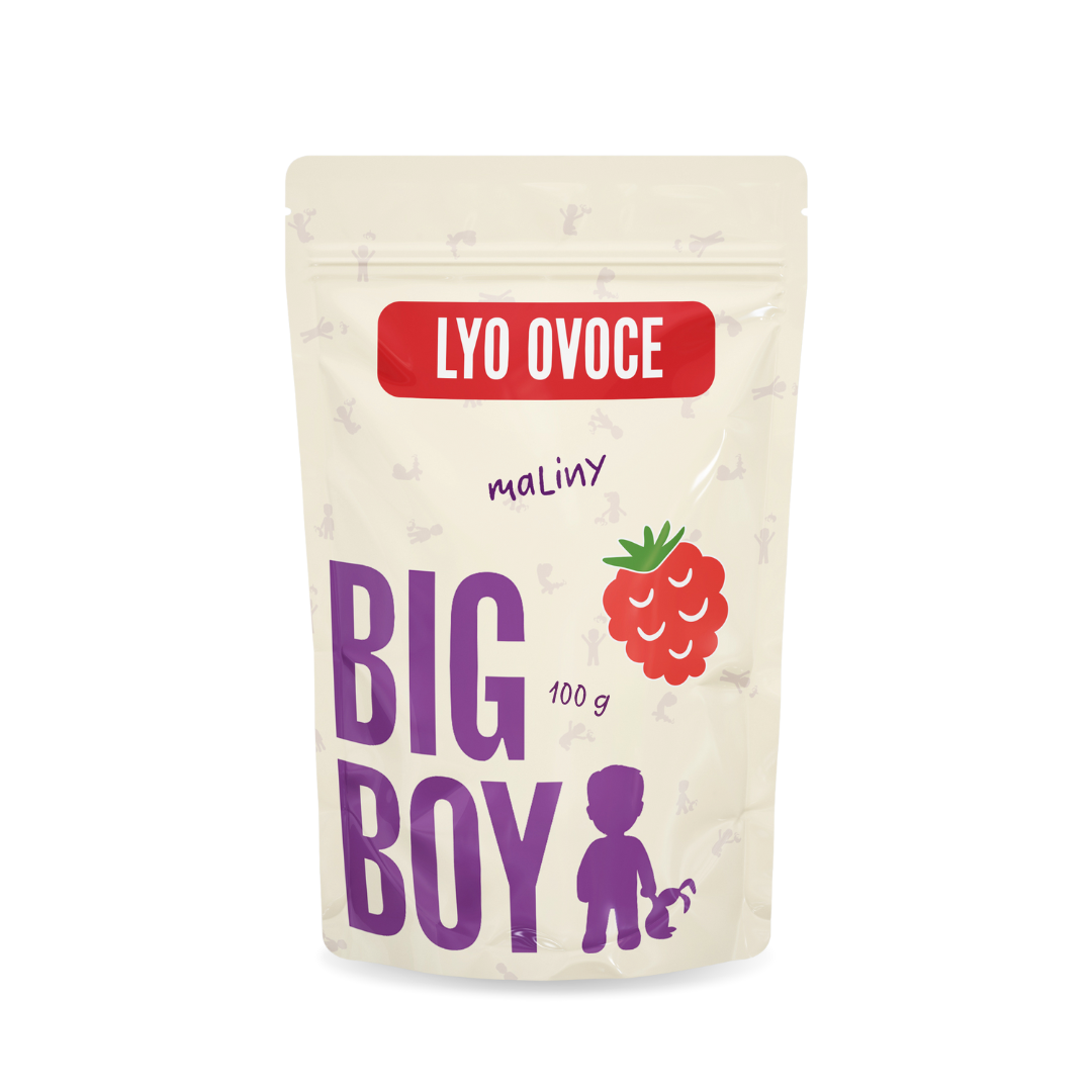 BIG BOY® Maliny celej lyofilizovanej 100 g Eko variant