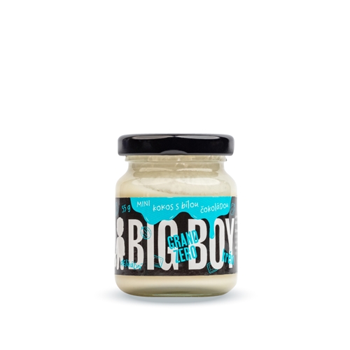 BIG BOY® Mini Grand Zero s kokosom a bielou čokoládou 55g