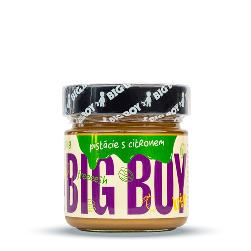 BIG BOY® Pistáciový krém s príchuťou citrónu 220g