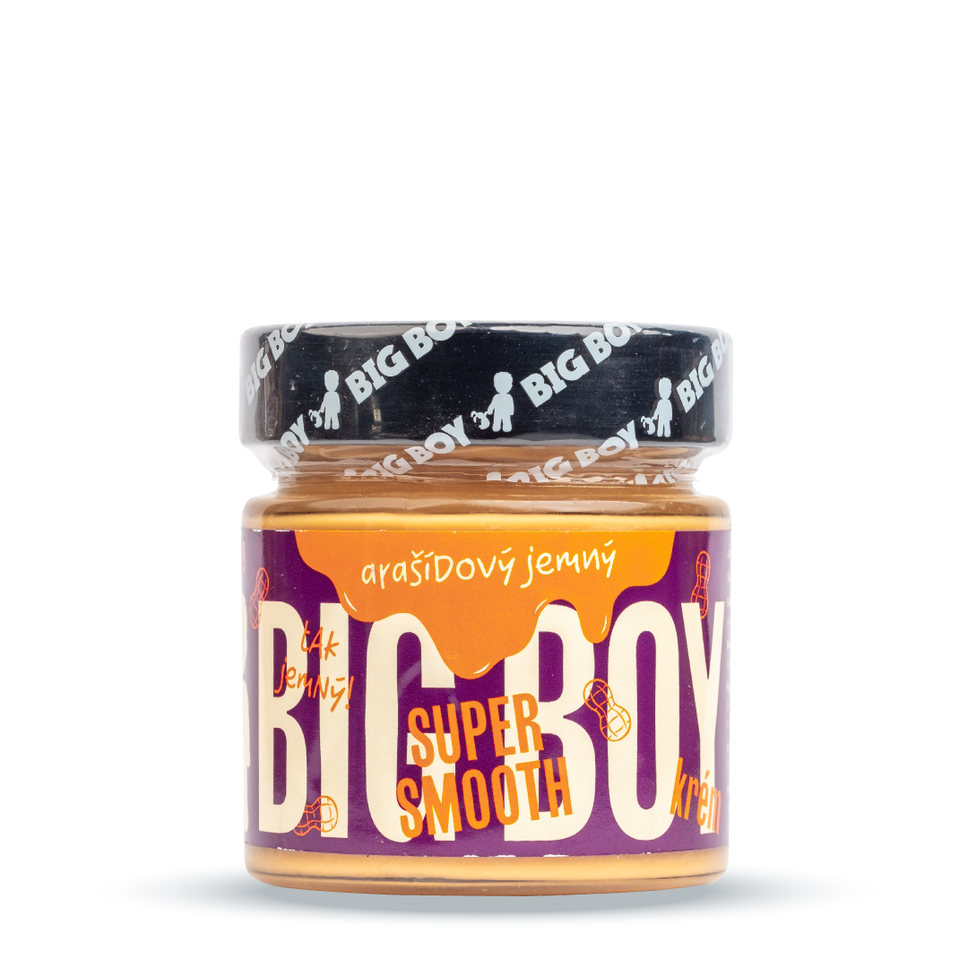 BIG BOY® Arašídový krém super smooth 220g