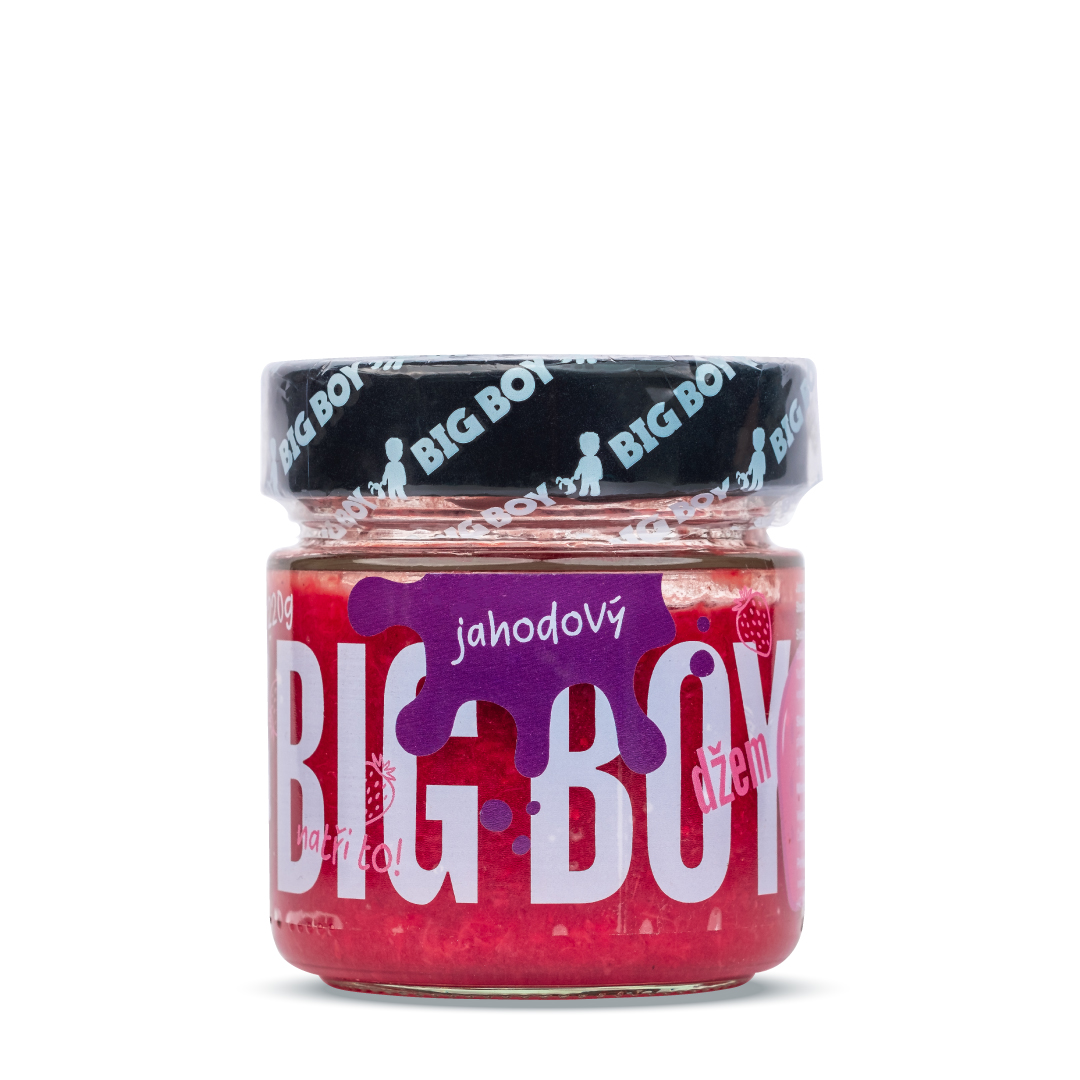 BIG BOY® Jahodový džem s xylitolom 220g