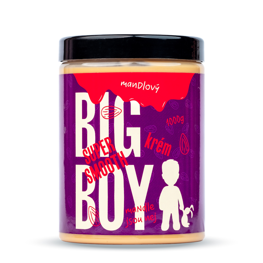 BIG BOY® Mandľový krém super smooth 1000g