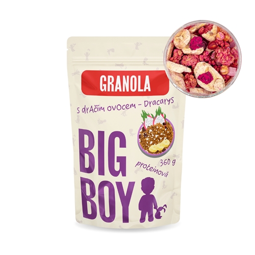 BIG BOY® Proteínová granola s dračím ovociem 360g Eko variant