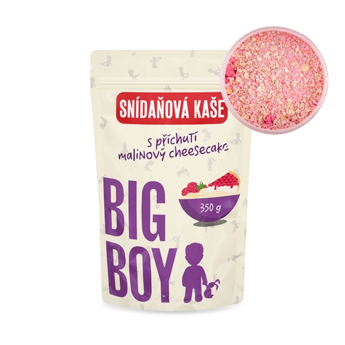 BIG BOY® Kaša malinový cheesecake 350g Eko variant