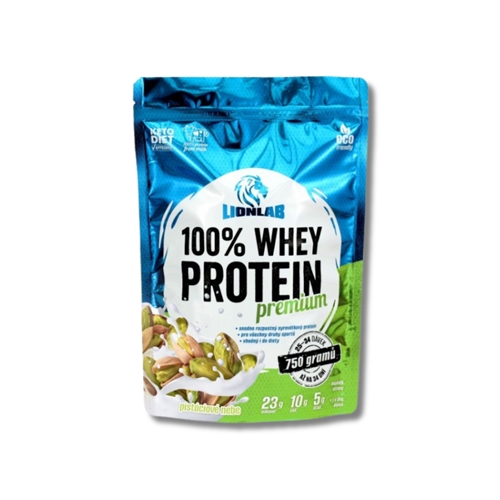 Lionlab: 100 % Whey Protein - pistáciové nebo 750 g