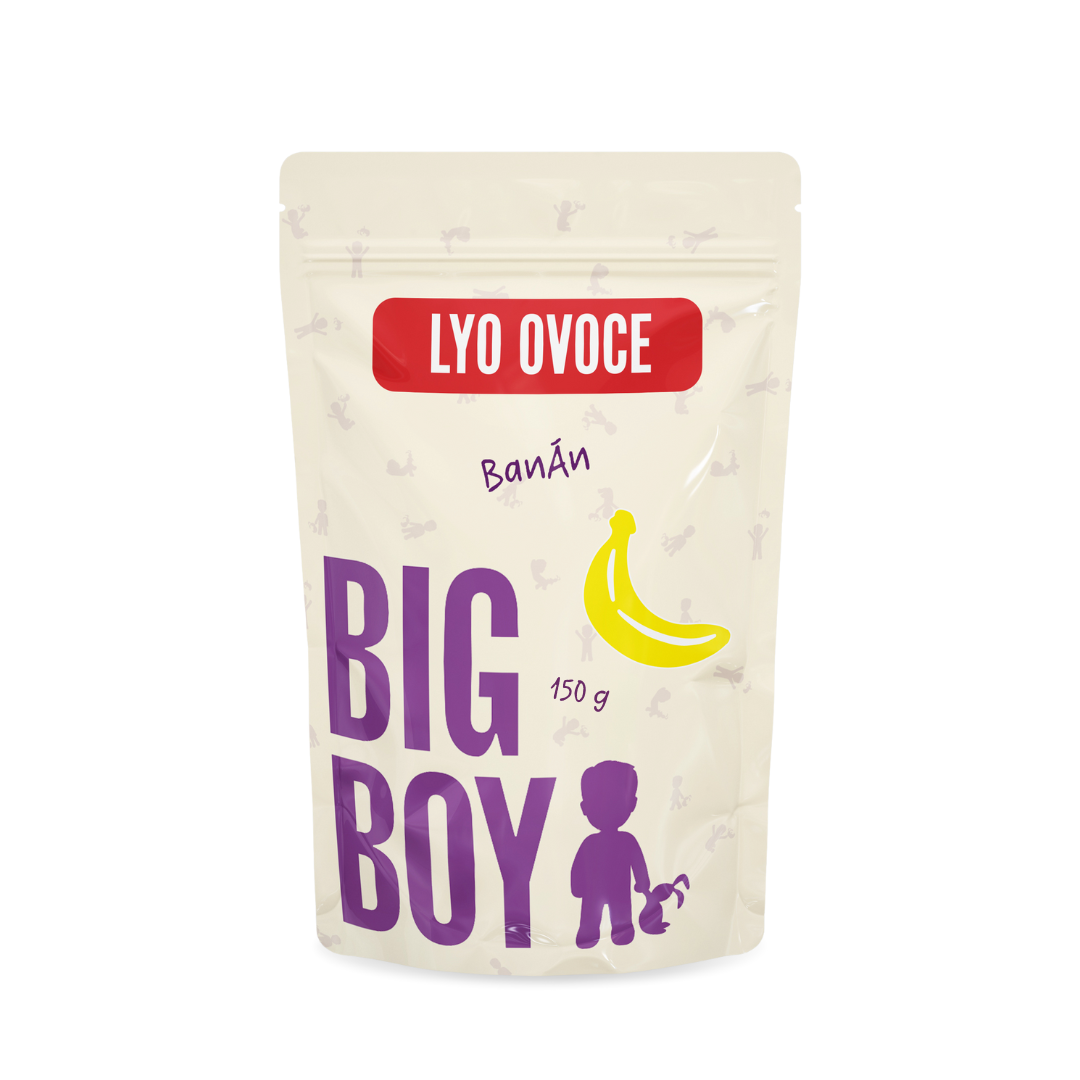 BIG BOY® Banán plátky lyofilizovanej 150 g Eko variant