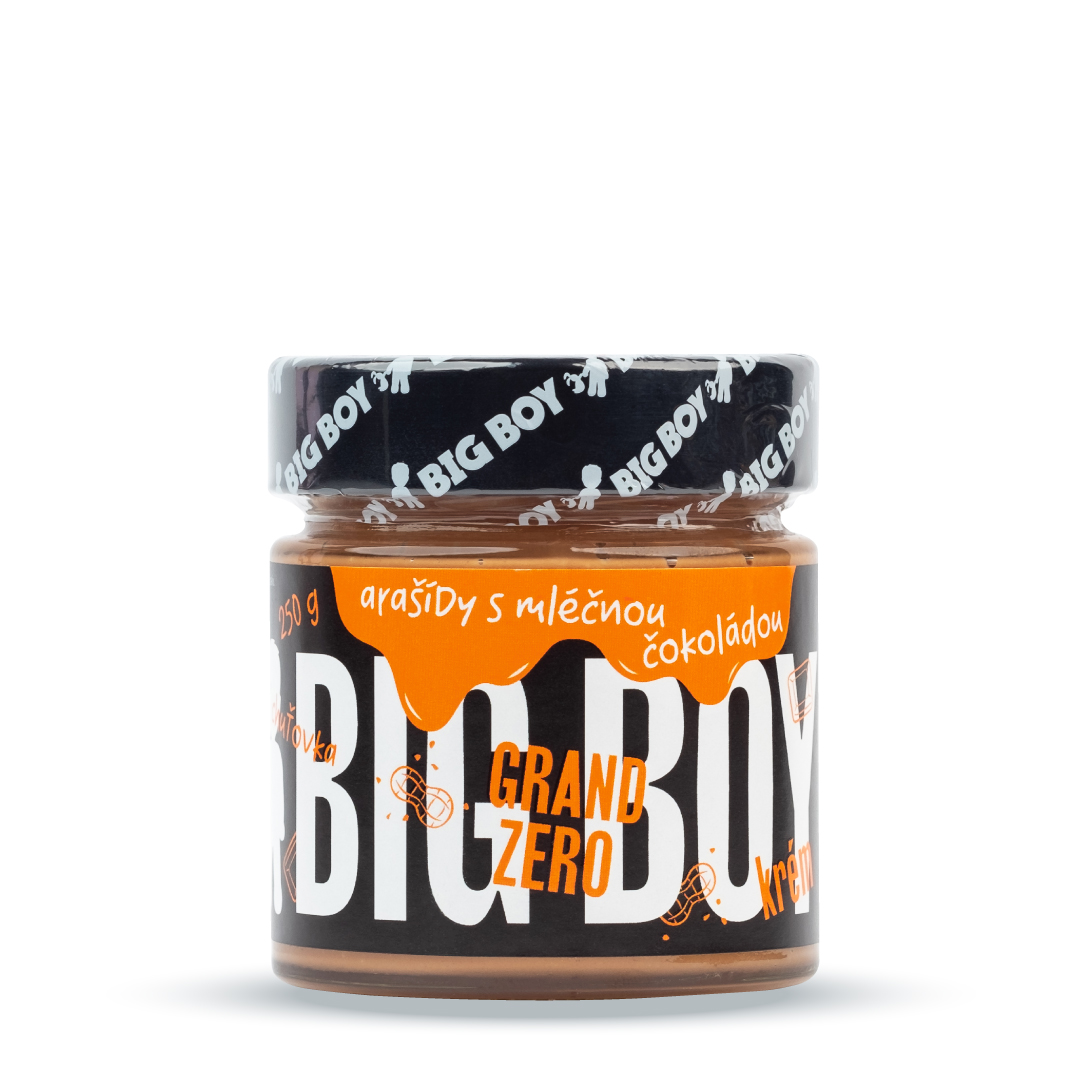 BIG BOY Grand Zero s mliečnou čokoládou. 250 g