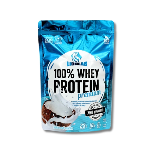 Lionlab: 100 % Whey Protein - kokosové mlieko 750 g