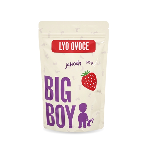 BIG BOY® Jahody plátky lyofilizovanej 100 g Eko variant