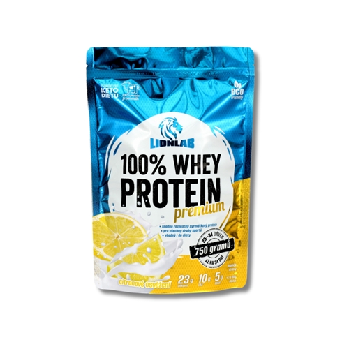 Lionlab: 100 % Whey Protein - citrónové osvieženie 750 g