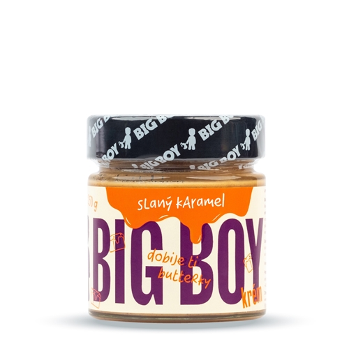 BIG BOY® Slaný karamel - Arašidový krém s karamelom a himalájskou soľou 250g