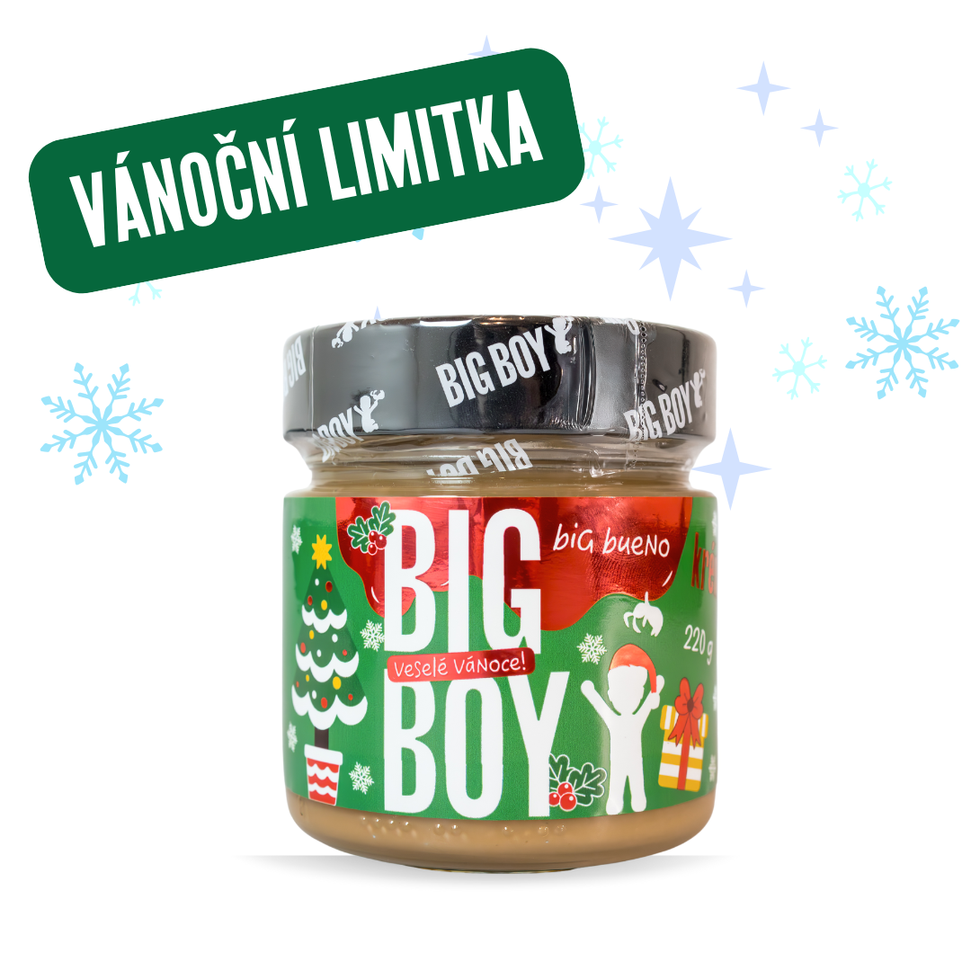 BIG BOY® Vianočné BIG Bueno - Hladký sladký krém s lieskovými orieškami 220g