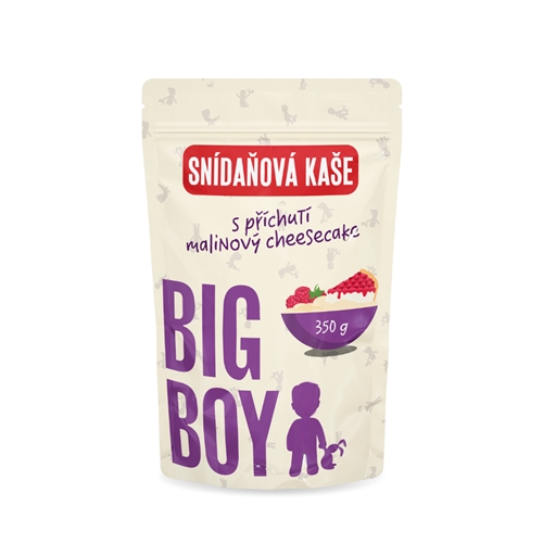 BIG BOY® Kaša malinový cheesecake 350g